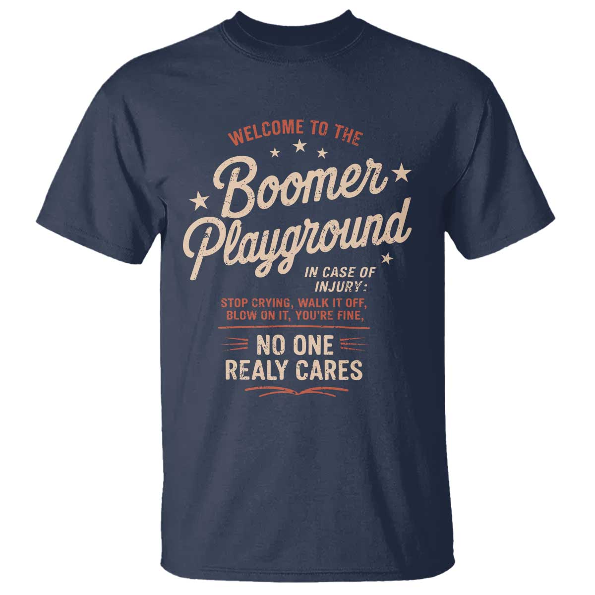Welcome To The Boomer Playground T Shirt Funny Baby Boomer Generation - Wonder Print Shop
