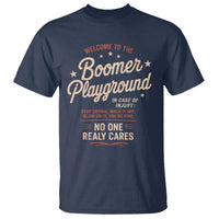 Welcome To The Boomer Playground T Shirt Funny Baby Boomer Generation - Wonder Print Shop