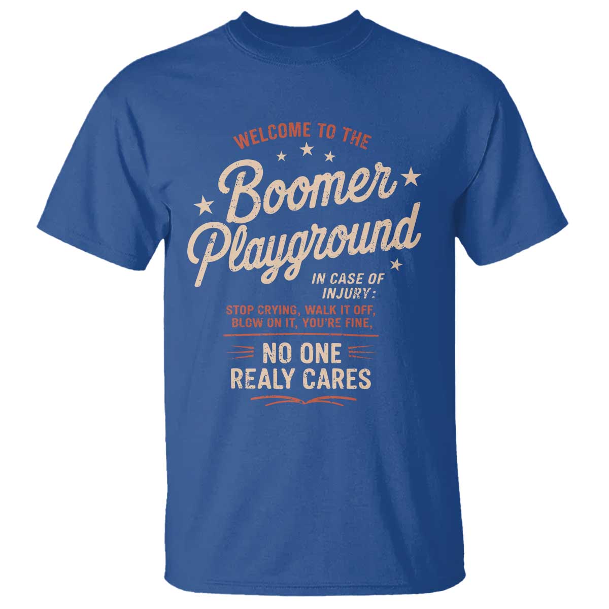 Welcome To The Boomer Playground T Shirt Funny Baby Boomer Generation - Wonder Print Shop