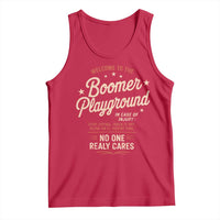 Welcome To The Boomer Playground Tank Top Funny Baby Boomer Generation - Wonder Print Shop