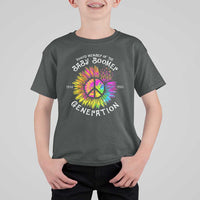 Proud Member Of The Baby Boomer Generation T Shirt For Kid Hippie Sunflower - Wonder Print Shop