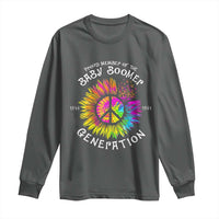 Proud Member Of The Baby Boomer Generation Long Sleeve Shirt Hippie Sunflower - Wonder Print Shop