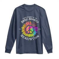 Proud Member Of The Baby Boomer Generation Long Sleeve Shirt Hippie Sunflower - Wonder Print Shop