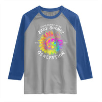 Proud Member Of The Baby Boomer Generation Raglan Shirt Hippie Sunflower - Wonder Print Shop