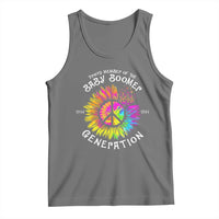Proud Member Of The Baby Boomer Generation Tank Top Hippie Sunflower - Wonder Print Shop