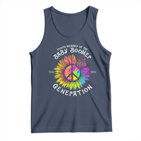 Proud Member Of The Baby Boomer Generation Tank Top Hippie Sunflower - Wonder Print Shop