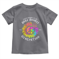 Proud Member Of The Baby Boomer Generation Toddler T Shirt Hippie Sunflower - Wonder Print Shop