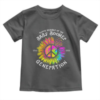 Proud Member Of The Baby Boomer Generation Toddler T Shirt Hippie Sunflower - Wonder Print Shop