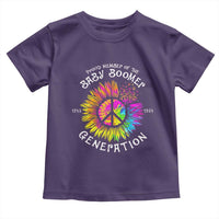 Proud Member Of The Baby Boomer Generation Toddler T Shirt Hippie Sunflower - Wonder Print Shop