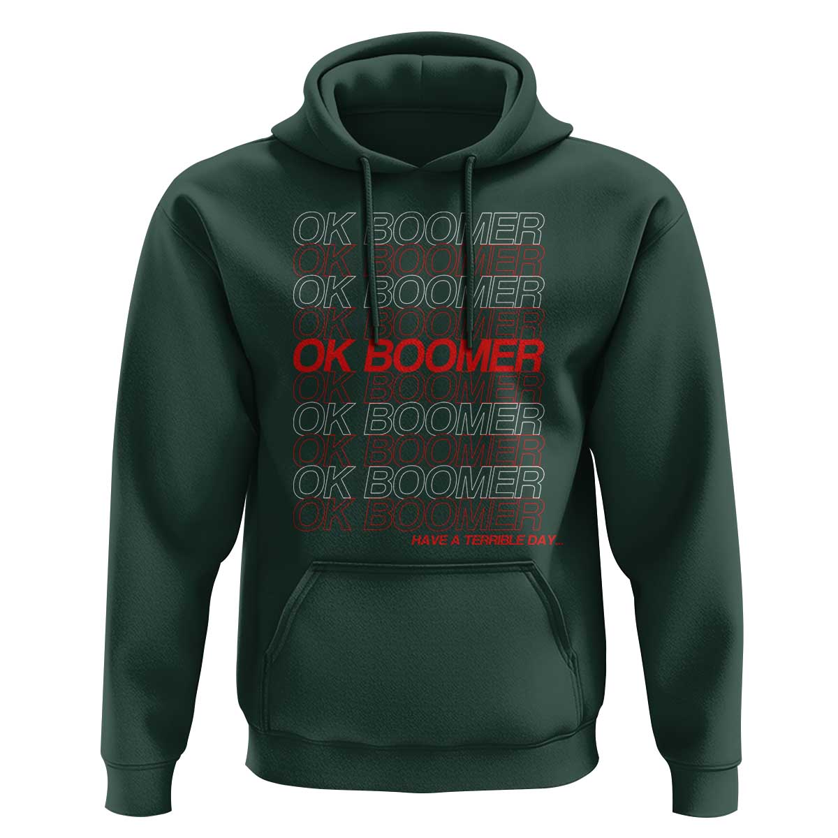 Funny OK Boomer Hoodie Gen Z Millennials Generation Meme Joke - Wonder Print Shop