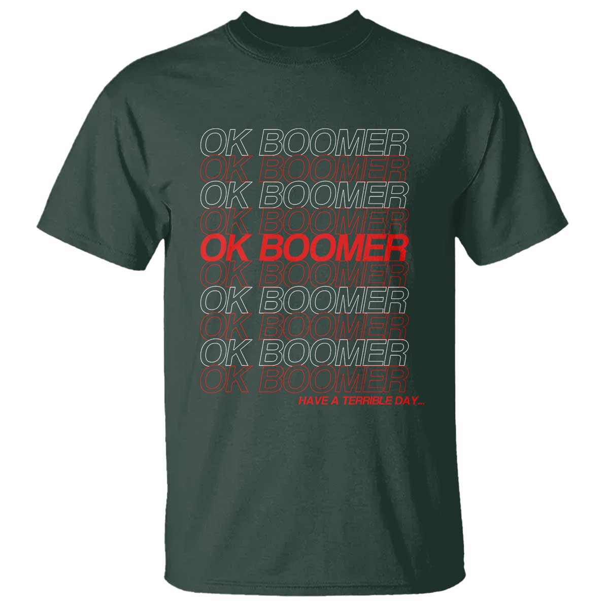Funny OK Boomer T Shirt Gen Z Millennials Generation Meme Joke - Wonder Print Shop