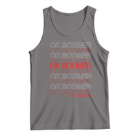 Funny OK Boomer Tank Top Gen Z Millennials Generation Meme Joke - Wonder Print Shop