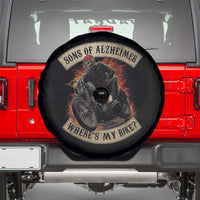Funny Grumpy Old Biker Spare Tire Cover Sons Of Alzheimer Where Is My Bike - Wonder Print Shop