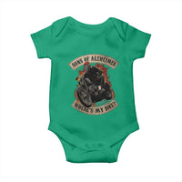 Funny Grumpy Old Biker Baby Onesie Sons Of Alzheimer Where Is My Bike - Wonder Print Shop