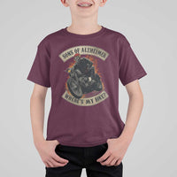 Funny Grumpy Old Biker T Shirt For Kid Sons Of Alzheimer Where Is My Bike - Wonder Print Shop