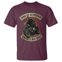 Funny Grumpy Old Biker T Shirt Sons Of Alzheimer Where Is My Bike - Wonder Print Shop