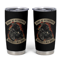 Funny Grumpy Old Biker Tumbler Cup Sons Of Alzheimer Where Is My Bike - Wonder Print Shop