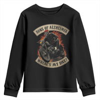 Funny Grumpy Old Biker Youth Sweatshirt Sons Of Alzheimer Where Is My Bike - Wonder Print Shop
