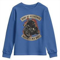 Funny Grumpy Old Biker Youth Sweatshirt Sons Of Alzheimer Where Is My Bike - Wonder Print Shop