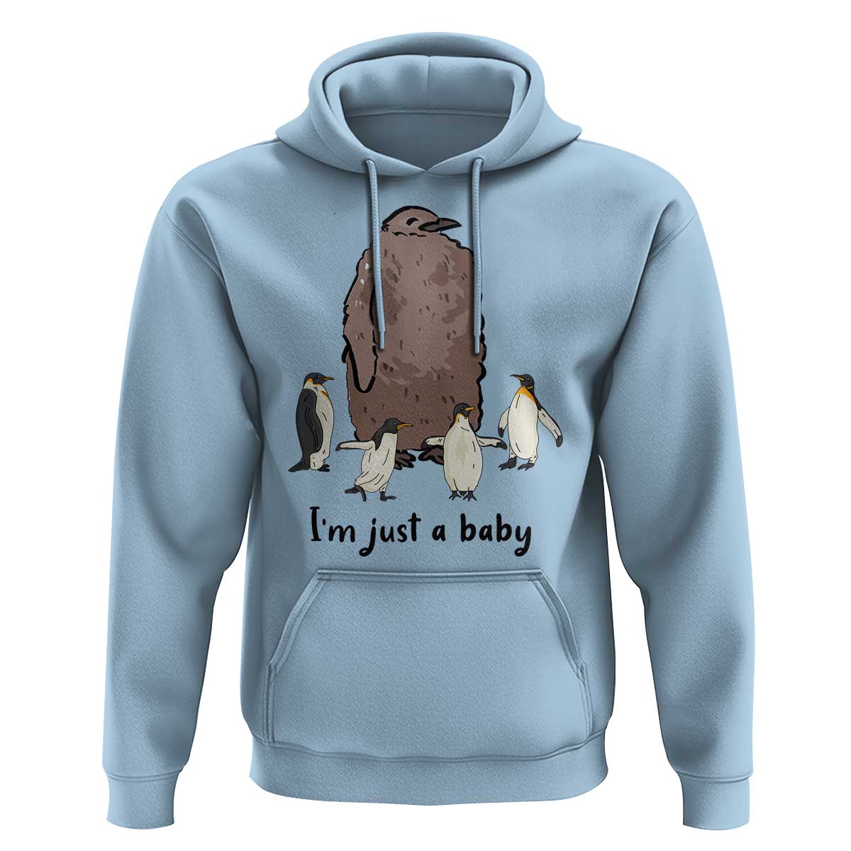 Funny Pesto The Penguin Hoodie I'm Just A Baby Meme