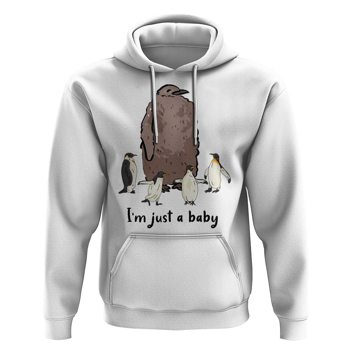 Funny Pesto The Penguin Hoodie I'm Just A Baby Meme