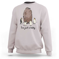 Funny Pesto The Penguin Sweatshirt I'm Just A Baby Meme - Wonder Print Shop