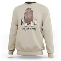 Funny Pesto The Penguin Sweatshirt I'm Just A Baby Meme - Wonder Print Shop