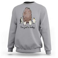 Funny Pesto The Penguin Sweatshirt I'm Just A Baby Meme - Wonder Print Shop