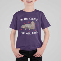 Funny Moo Deng Pesto Penguin T Shirt For Kid In Da Clerb We All Fam Hearts - Wonder Print Shop