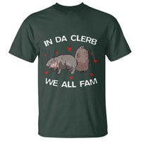 Funny Moo Deng Pesto Penguin T Shirt In Da Clerb We All Fam Hearts - Wonder Print Shop