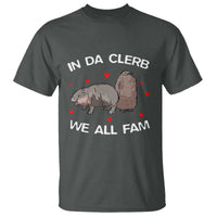 Funny Moo Deng Pesto Penguin T Shirt In Da Clerb We All Fam Hearts - Wonder Print Shop
