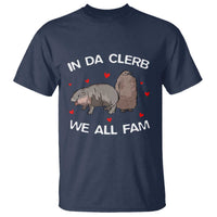 Funny Moo Deng Pesto Penguin T Shirt In Da Clerb We All Fam Hearts - Wonder Print Shop