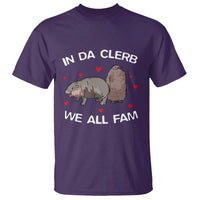 Funny Moo Deng Pesto Penguin T Shirt In Da Clerb We All Fam Hearts - Wonder Print Shop