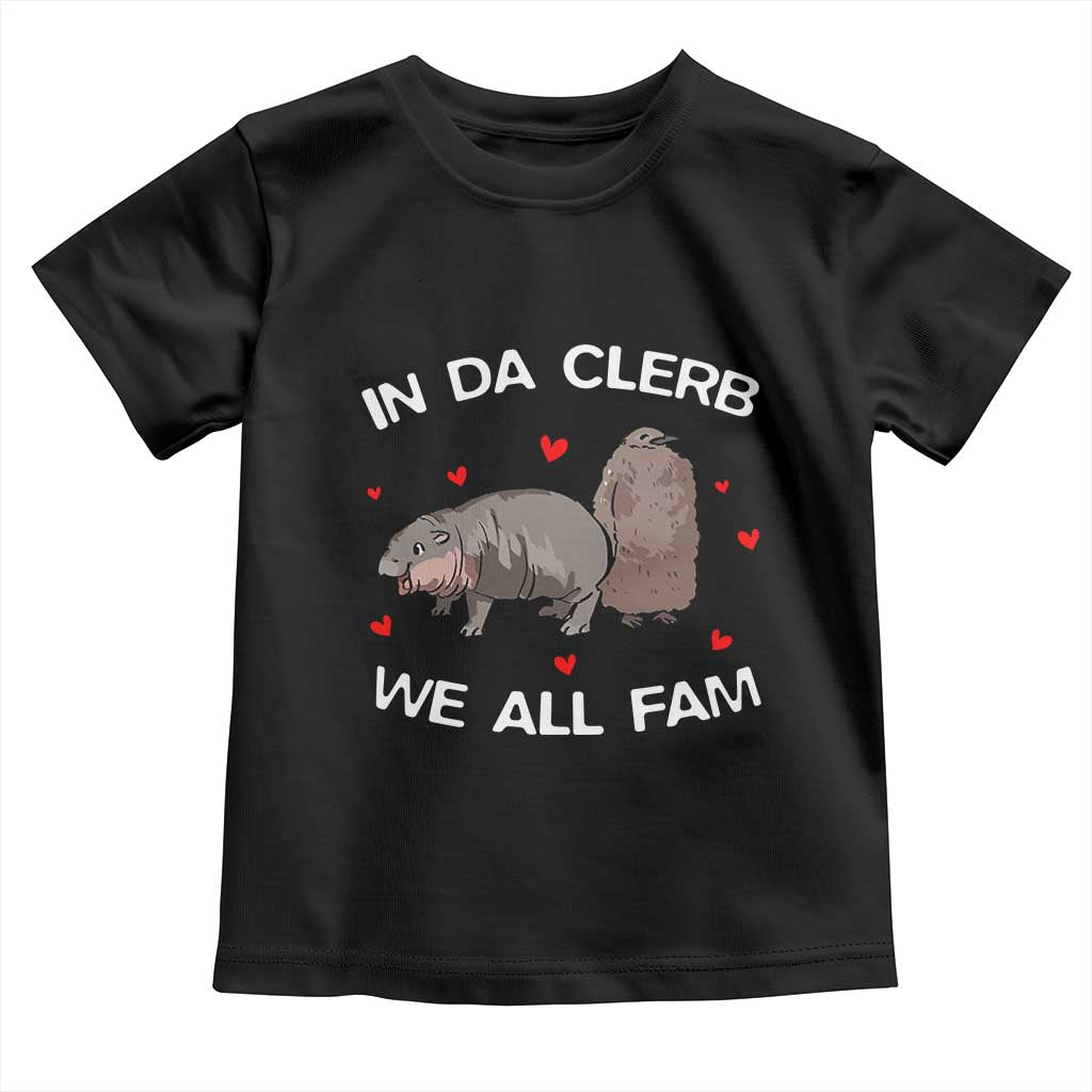 Funny Moo Deng Pesto Penguin Toddler T Shirt In Da Clerb We All Fam Hearts