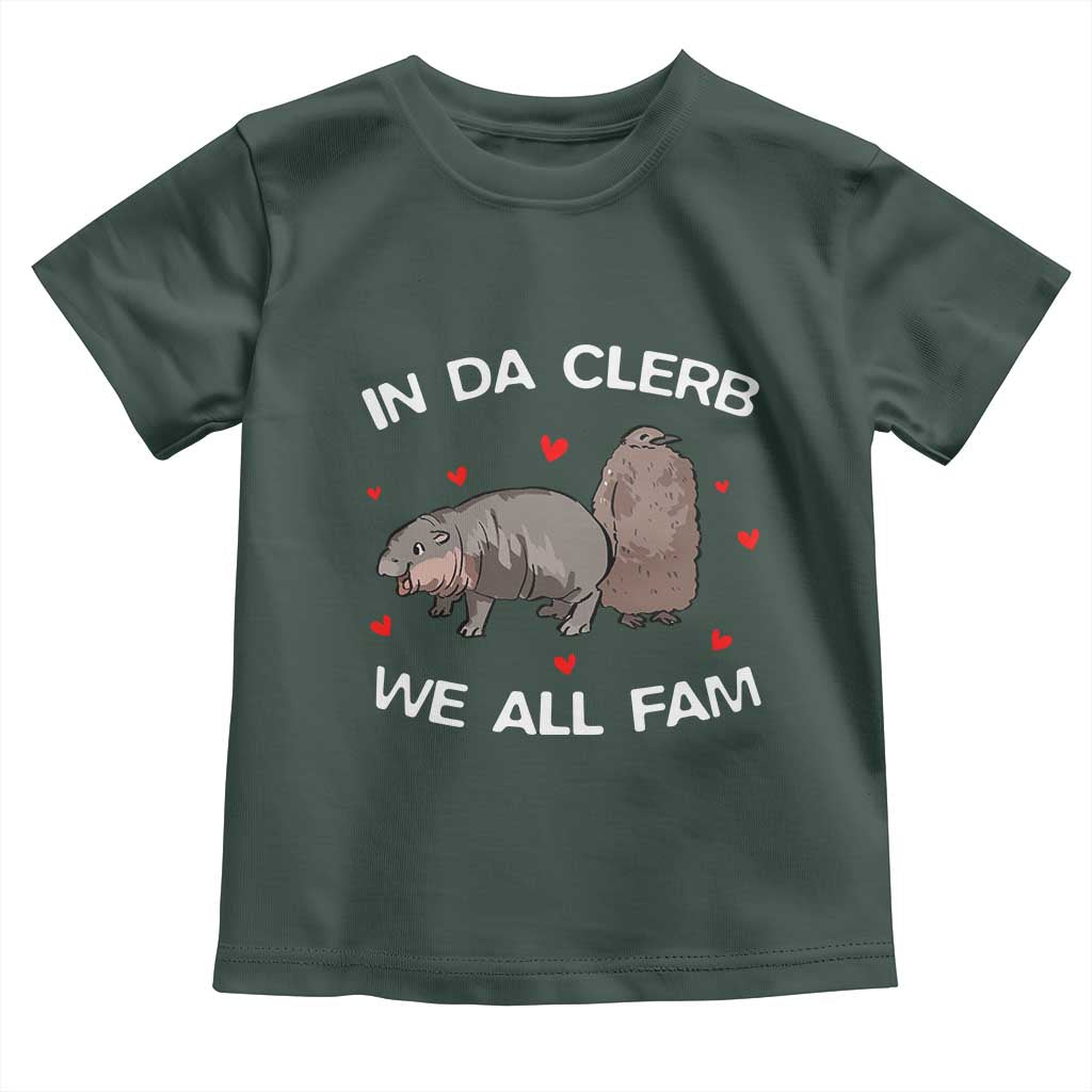 Funny Moo Deng Pesto Penguin Toddler T Shirt In Da Clerb We All Fam Hearts