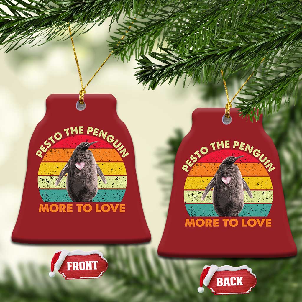Pesto The Penguin Christmas Ornament More To Love Vintage Sunset Retro - Wonder Print Shop