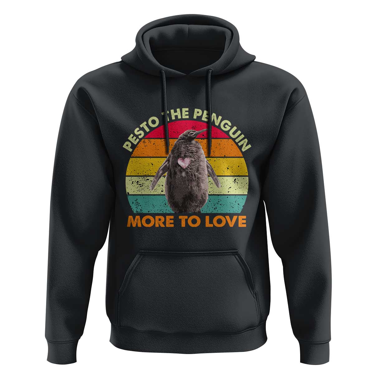 Pesto The Penguin Hoodie More To Love Vintage Sunset Retro