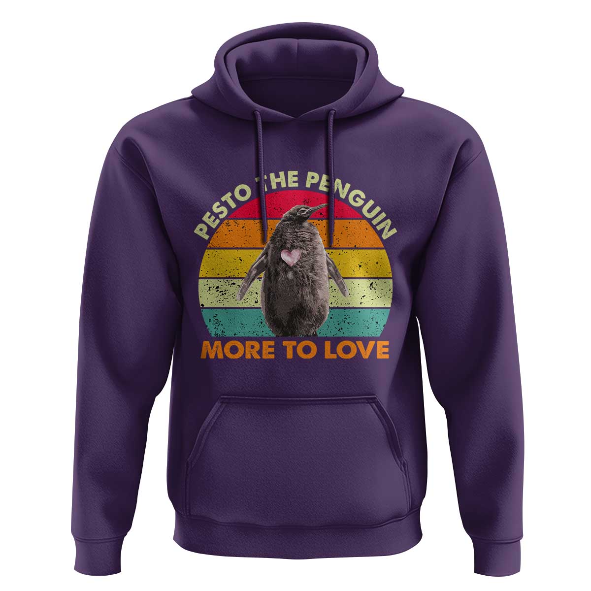 Pesto The Penguin Hoodie More To Love Vintage Sunset Retro