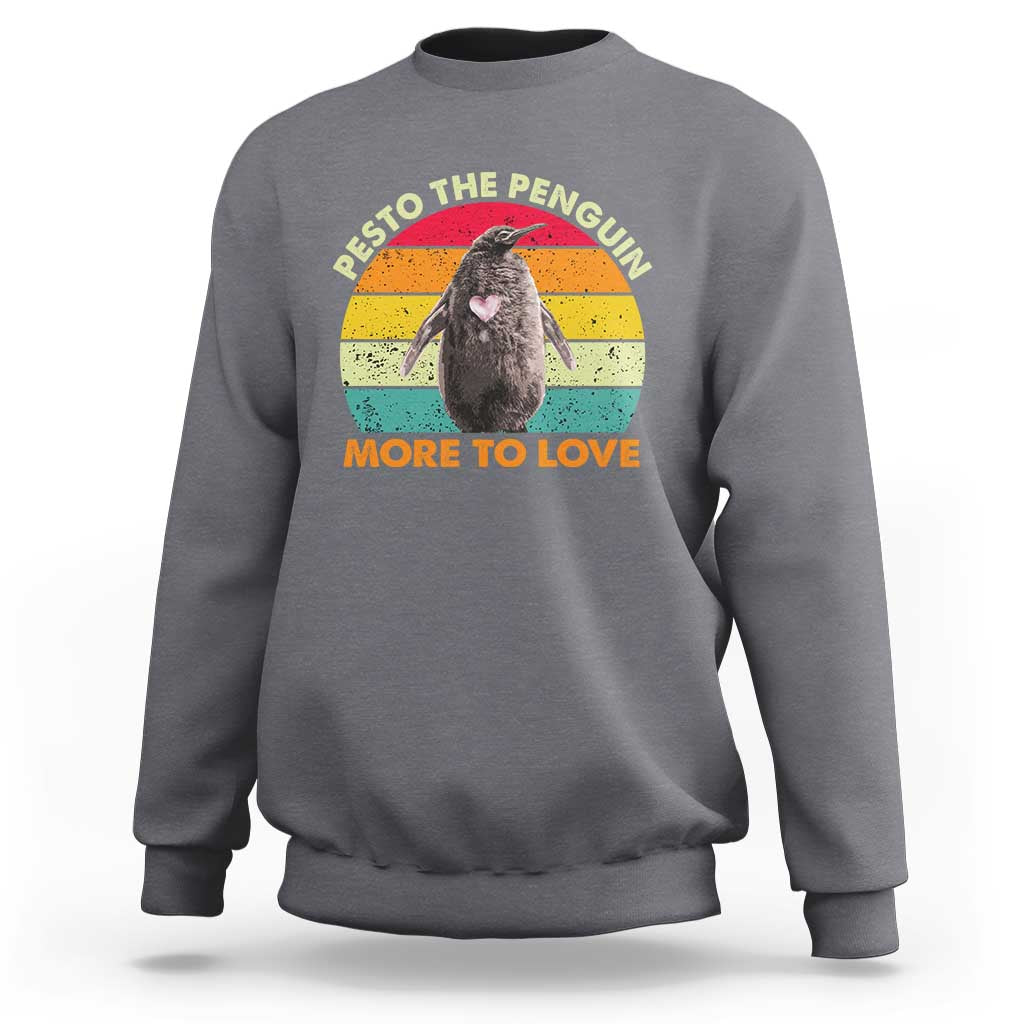 Pesto The Penguin Sweatshirt More To Love Vintage Sunset Retro - Wonder Print Shop
