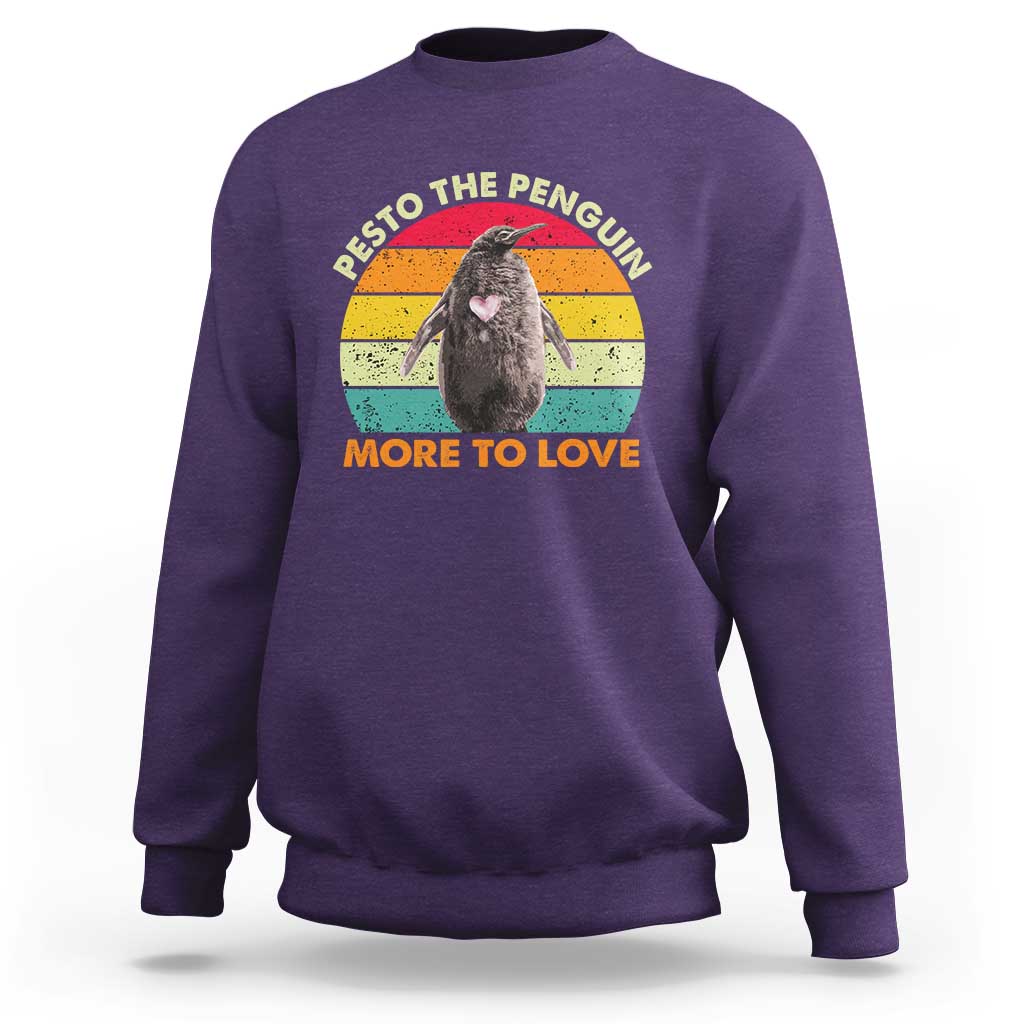 Pesto The Penguin Sweatshirt More To Love Vintage Sunset Retro - Wonder Print Shop
