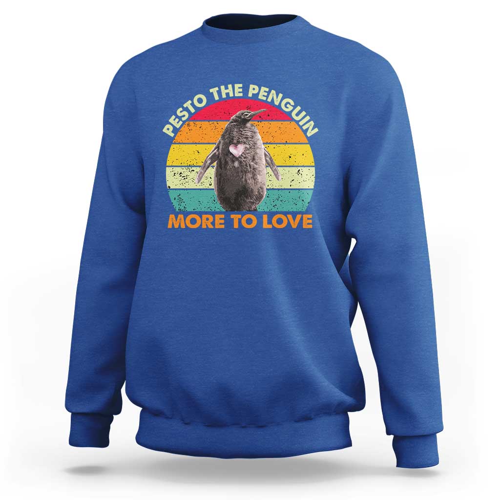 Pesto The Penguin Sweatshirt More To Love Vintage Sunset Retro - Wonder Print Shop