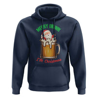 Funny Christmas Beer Hoodie Merry Drunk I'm Xmas Wasted Santa