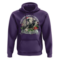 Christmas Viking Hoodie Huginn And Hunninn's Delivery Service Raven