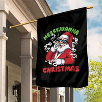 Funny Christmas Weed Garden Flag Merryjuanna Christmas Santa Xmas - Wonder Print Shop