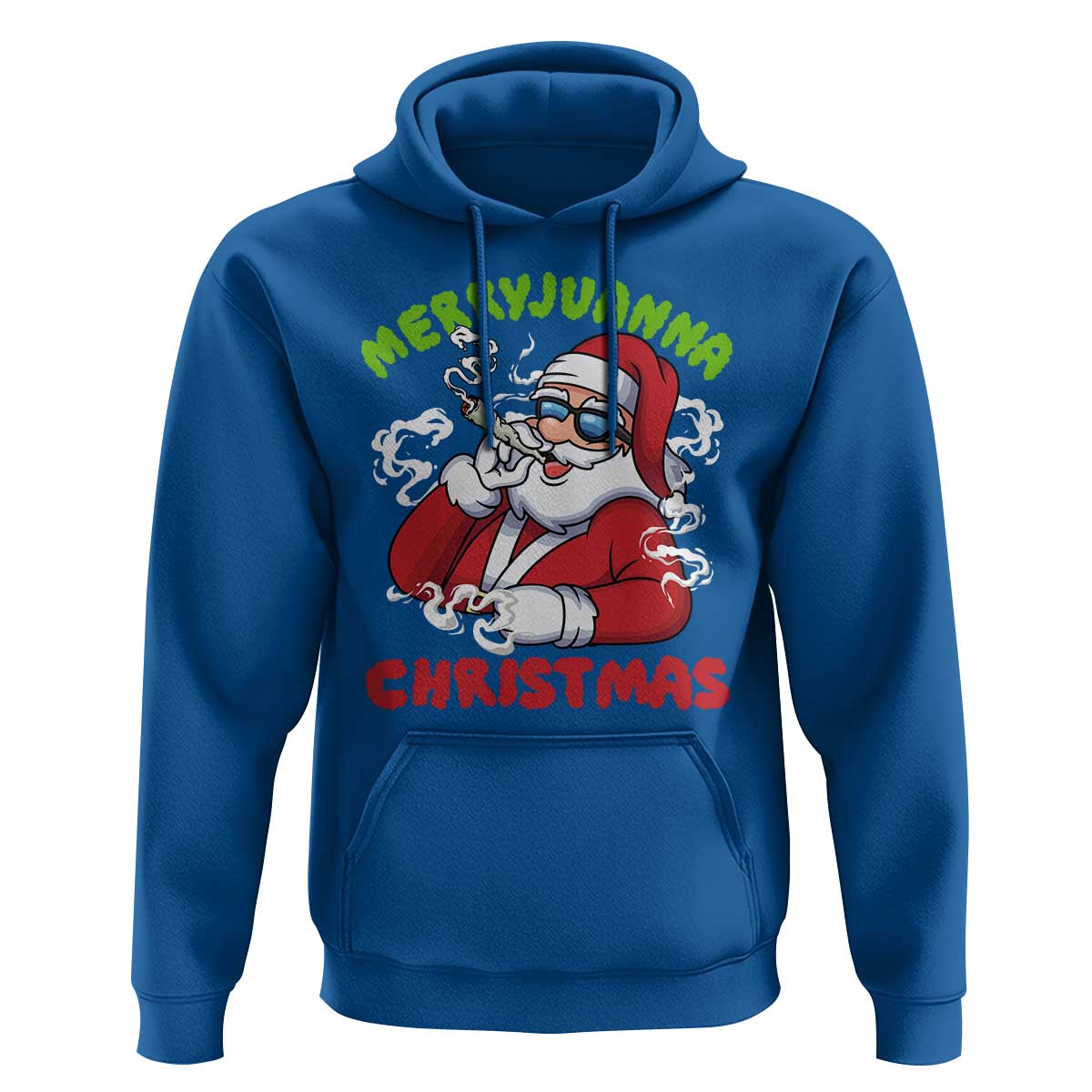Funny Christmas Weed Hoodie Merryjuanna Christmas Santa Xmas