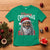 Merry Christmas Dreadlocks Black Santa T Shirt - Wonder Print Shop