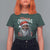 Merry Christmas Dreadlocks Black Santa T Shirt For Women - Wonder Print Shop