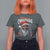 Merry Christmas Dreadlocks Black Santa T Shirt For Women - Wonder Print Shop
