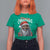 Merry Christmas Dreadlocks Black Santa T Shirt For Women - Wonder Print Shop