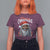 Merry Christmas Dreadlocks Black Santa T Shirt For Women - Wonder Print Shop